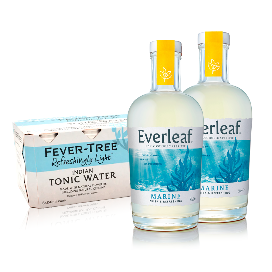 Everleaf Marine 2 bottles plus free Fever-Tree light tonic