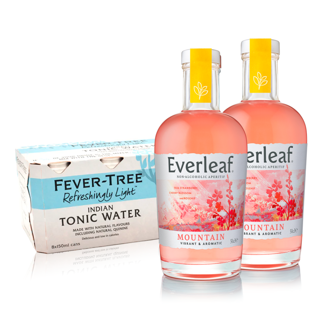 Everleaf Mountain 2 bottles plus free Fever-Tree light tonic